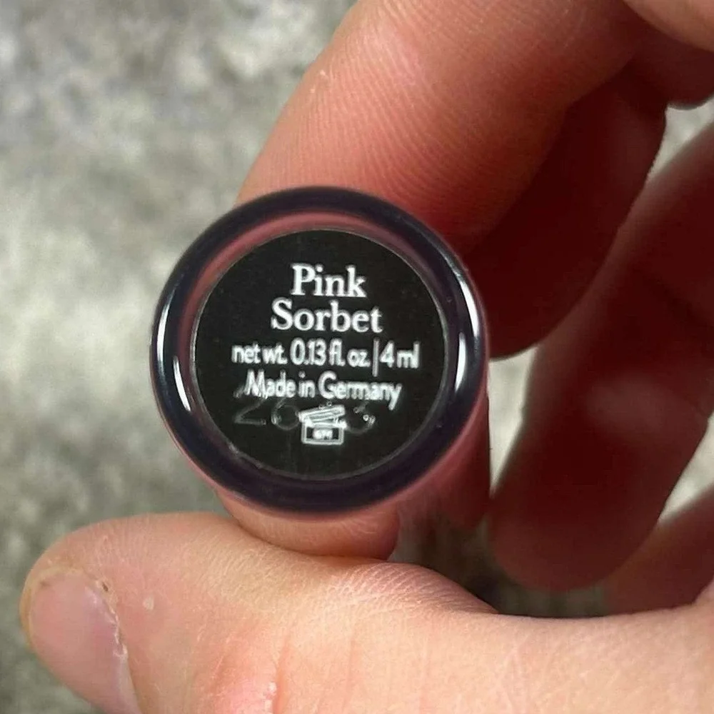 Laura Geller Chromatic Water Lip Tint Pink‎ Sorbet 0.13oz Shimmer Gloss Women